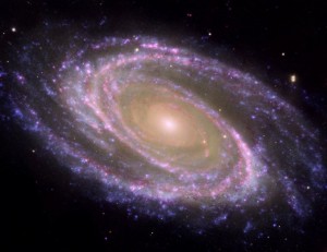 Multiwavelength image of M81 galaxy (courtesy of NASA Images)
