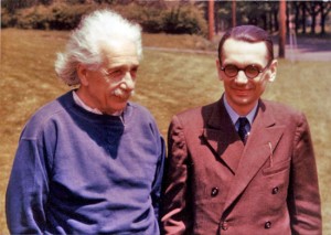 Einstein and Goedel - Princeton 1950