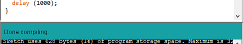 Arduino Done Compiling