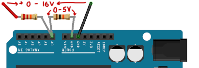 Arduino - Voltage Divisor