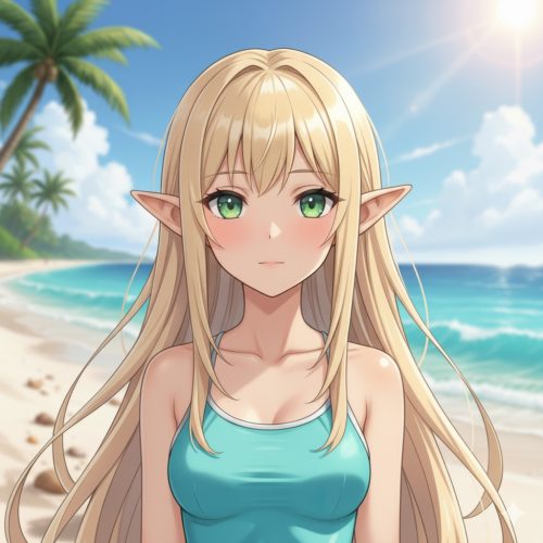 Anime Elf Waifu AI Assistant